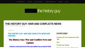 What Historyguy.com website looked like in 2023 (1 year ago)