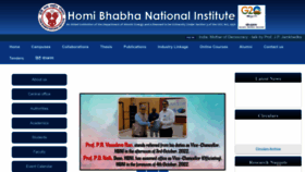 What Hbni.ac.in website looked like in 2023 (1 year ago)
