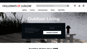 What Hollowaysofludlow.com website looked like in 2023 (1 year ago)