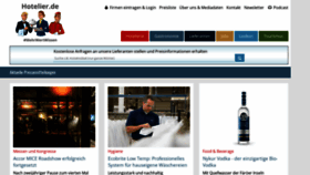 What Hotelier.de website looked like in 2023 (1 year ago)