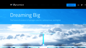 What H3dynamics.com website looked like in 2023 (1 year ago)