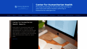 What Hopkinshumanitarianhealth.org website looked like in 2023 (1 year ago)