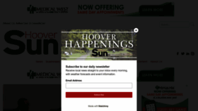 What Hooversun.com website looked like in 2023 (1 year ago)