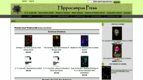 What Hippocampuspress.com website looked like in 2023 (1 year ago)