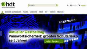 What Hdt.de website looked like in 2023 (1 year ago)
