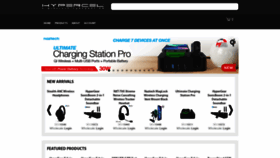 What Hypercel.com website looked like in 2023 (2 years ago)