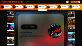 What Hillclimb-racing.com website looked like in 2023 (1 year ago)