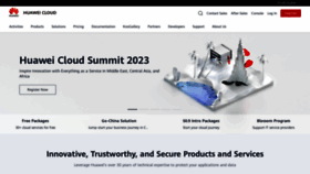 What Hwclouds.com website looked like in 2023 (1 year ago)