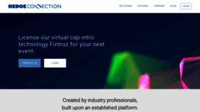 What Hedgeconnection.com website looked like in 2023 (1 year ago)
