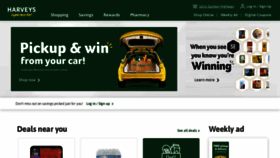 What Harveyssupermarkets.com website looked like in 2023 (1 year ago)