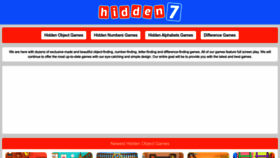 What Hidden7.com website looked like in 2023 (1 year ago)