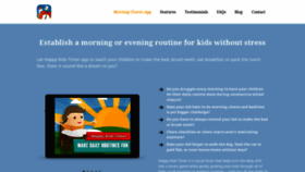 What Happykidstimer.com website looked like in 2023 (1 year ago)
