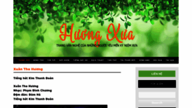 What Huongxua.org website looked like in 2023 (1 year ago)