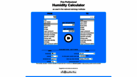 What Humcal.com website looked like in 2023 (1 year ago)