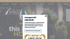 What Hoban.org website looked like in 2023 (1 year ago)