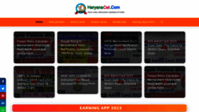 What Haryanacet.com website looked like in 2023 (1 year ago)