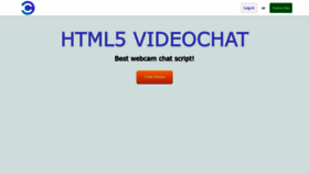 What Html5-videochat.com website looked like in 2023 (1 year ago)