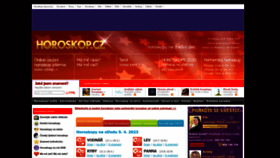 What Horoskop.cz website looked like in 2023 (1 year ago)