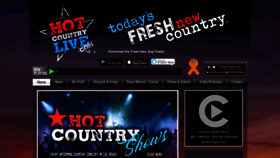 What Hotcountrylive.com website looked like in 2023 (1 year ago)