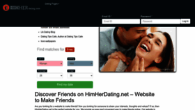 What Himherdating.net website looked like in 2023 (1 year ago)
