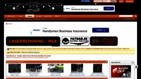 What Harleyforum.se website looked like in 2023 (1 year ago)