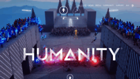 What Humanity.game website looked like in 2023 (1 year ago)