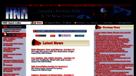 What Hollywoodnorthreport.com website looked like in 2011 (13 years ago)