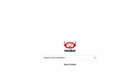 What Hotbot.com website looked like in 2023 (1 year ago)