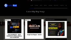 What Hiphopmood.com website looked like in 2023 (1 year ago)