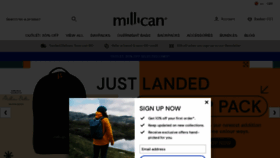 What Homeofmillican.com website looked like in 2023 (1 year ago)