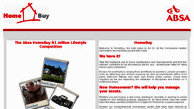 What Homebuy.co.za website looked like in 2011 (13 years ago)