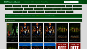 What Hdmovies50.pics website looked like in 2023 (This year)