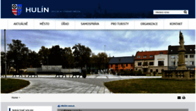 What Hulin.cz website looked like in 2023 (1 year ago)