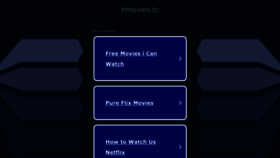 What Hmovies.to website looked like in 2023 (This year)