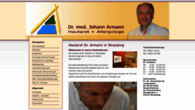 What Hautarzt-dr-armann.de website looked like in 2023 (1 year ago)