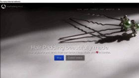What Hairpadding.com website looked like in 2023 (1 year ago)