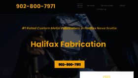 What Halifaxmetalfabrication.com website looked like in 2023 (1 year ago)