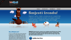 What Hrvijesti.com website looked like in 2023 (This year)