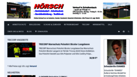 What Hoersch-buerowelt.de website looked like in 2023 (This year)