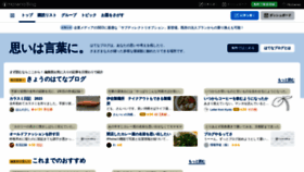 What Hatenablog.jp website looked like in 2023 (This year)