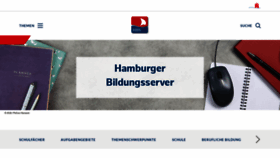 What Hamburger-bildungsserver.de website looked like in 2023 (This year)