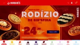 What Habibsdelivery.com.br website looked like in 2023 (This year)