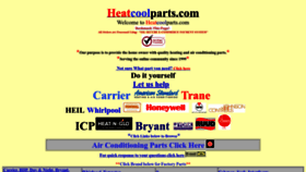 What Heatcoolparts.com website looked like in 2023 (This year)