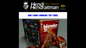What Hendihen.com website looked like in 2023 (This year)