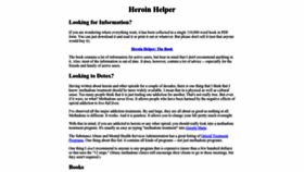 What Heroinhelper.com website looked like in 2023 (This year)