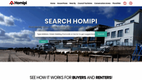 What Homipi.co.uk website looked like in 2023 (This year)