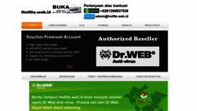 What Hotfile.web.id website looked like in 2023 (This year)