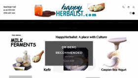 What Happyherbalist.com website looked like in 2023 (This year)