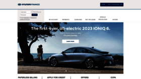What Hyundaimotorfinance.com website looked like in 2023 (This year)