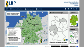 What Hochwasserzentralen.de website looked like in 2023 (This year)